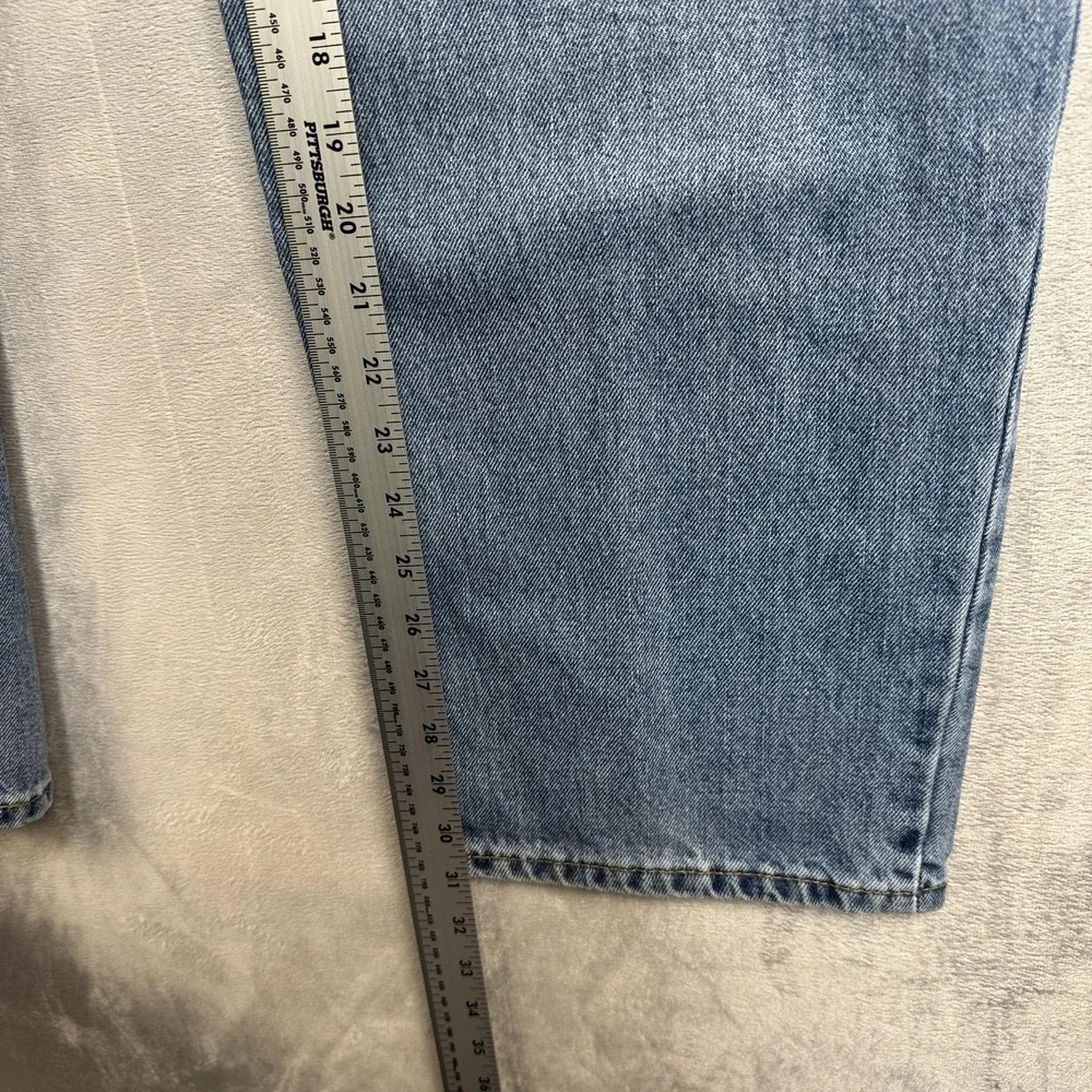 Levis 550 Jeans Mens 38x32 Blue Medium Wash Relaxed Tapered Zip Fly Denim